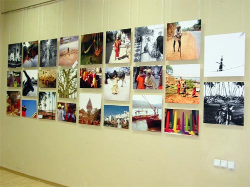 view of photo part of the exhibition